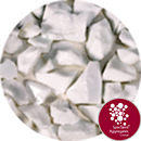 Enviro-Glass Large Gravel - Opaque Paper White